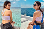 Wink girl Priya Prakash Varrier enjoying her vacation at Maldives, see pics